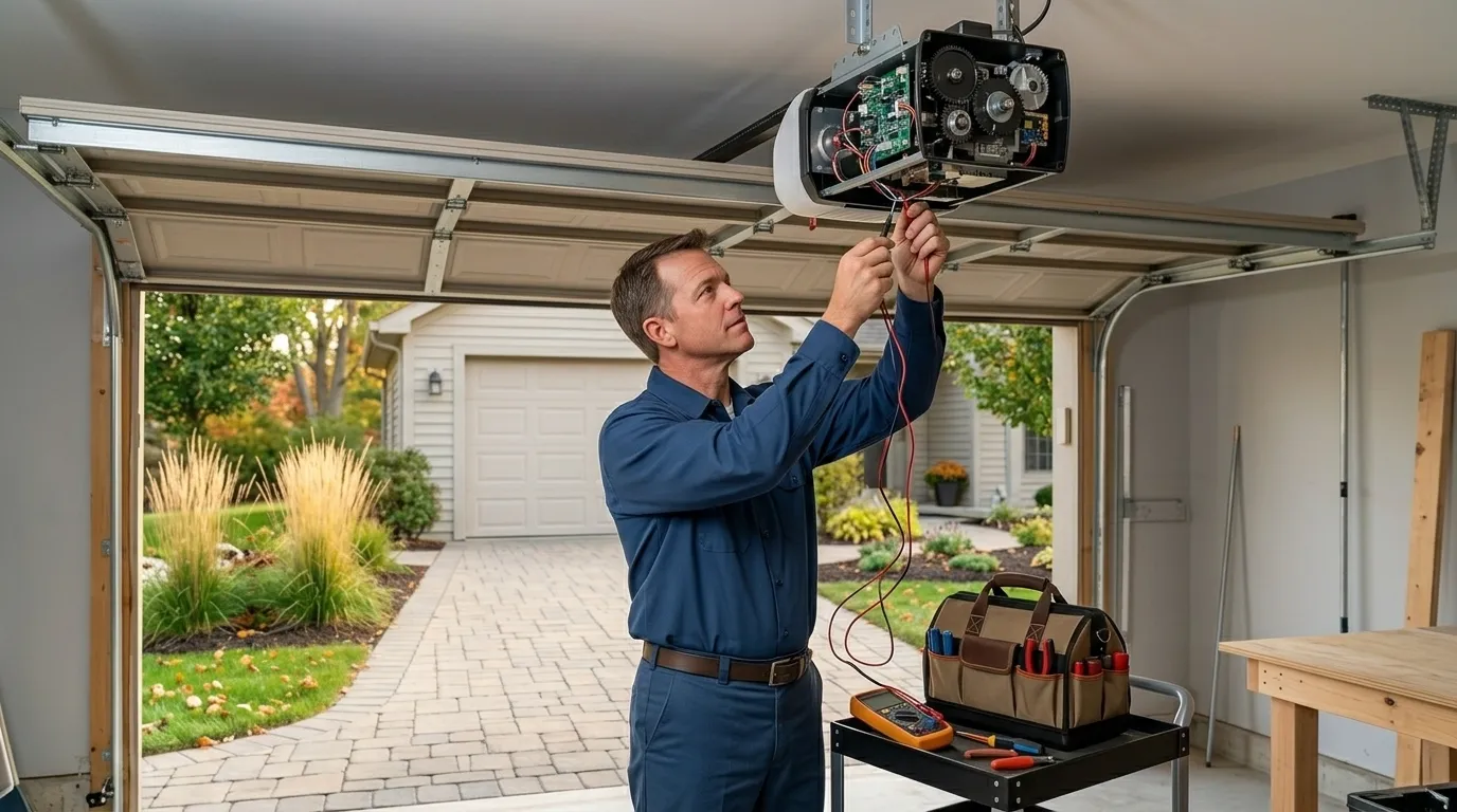 Garage Door Opener Installation for Kingwood Homes in Morgantown