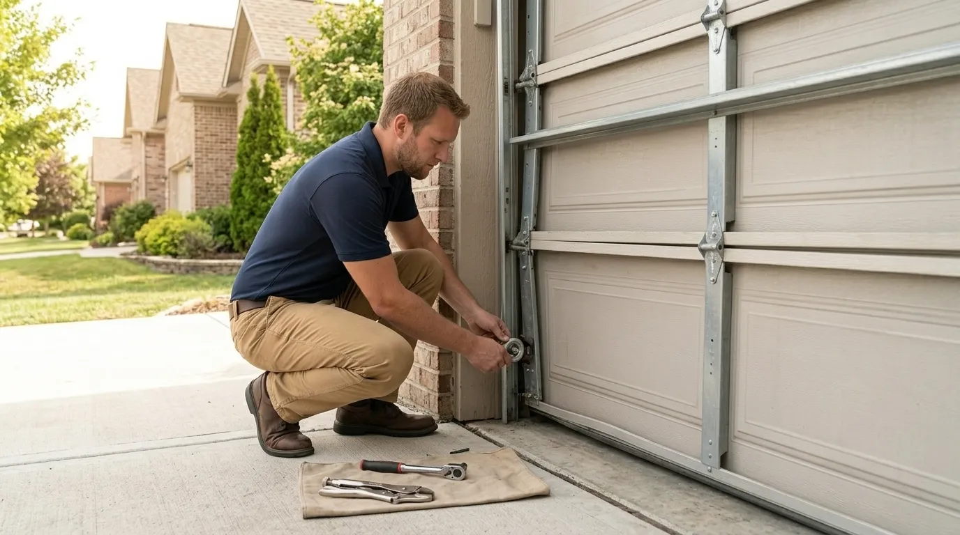 Roller Replacement for Cheat Lake's Newer Garage Doors in Morgantown